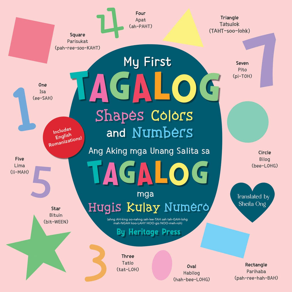 My first Tagalog shape colors and numbers